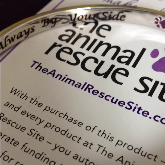 Animal rescue bracelet silver tone purple - Picture 3 of 3